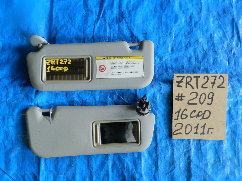 Козырек солнцезащитный Toyota Avensis ZRT272