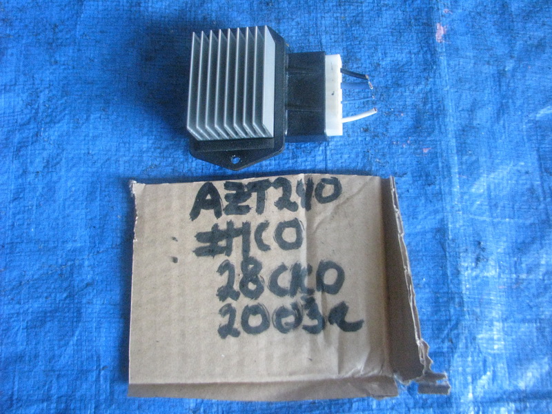 Резистор печки Toyota Premio