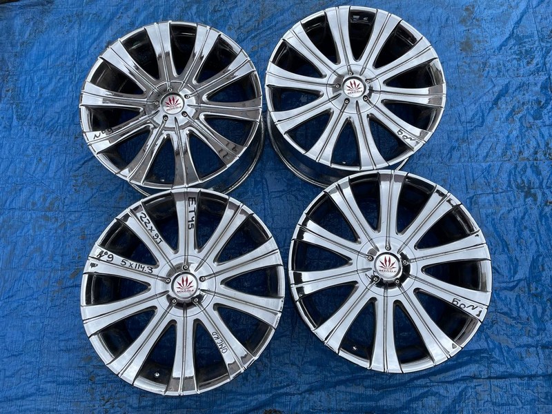 9.0х22х5x114.30; 5x120.00  ET45 Crimson Myrtle Литой 4 шт./компл