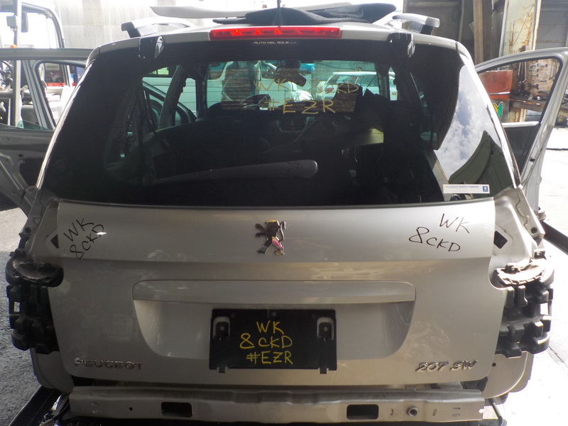 Дверь задняя Peugeot 207 WK
